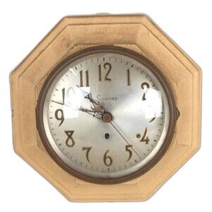 Sessions Electric Wall Clock Mid Century Wooden Body For Decoration/Restoration